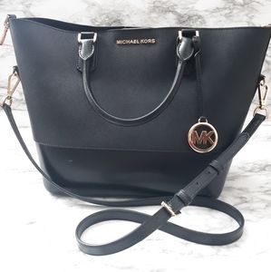 Michael Kors Black Shoulder Purse